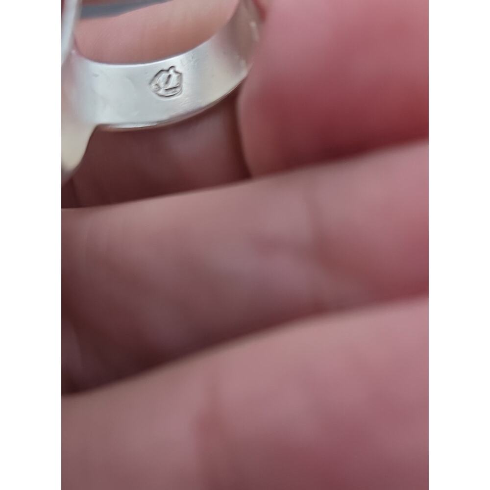 Taxco Sterling Silver Ring Inlaid With Abaloney&MOP Bird Motif Size 7.75 - Picture 10 of 11